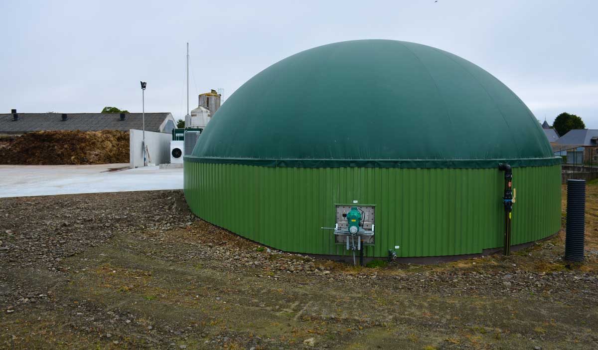 Une première installation de petite méthanisation à la ferme Journal