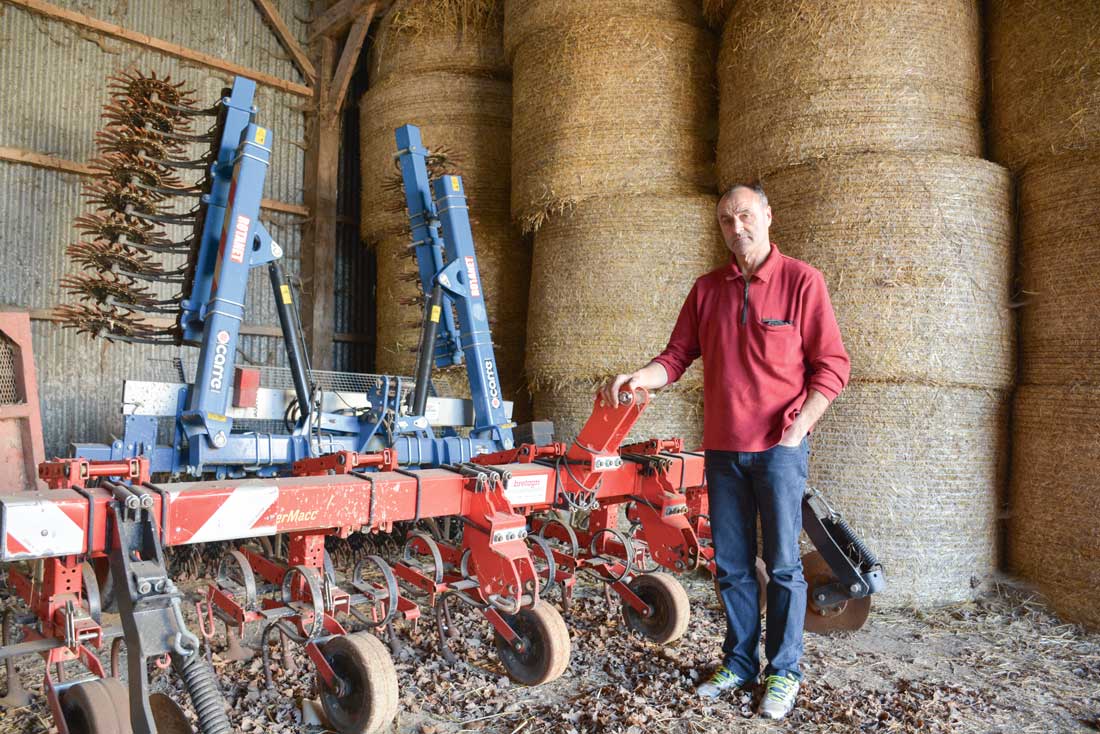 houe-rotative-mais - Illustration Désherbage du maïs : « Avec la houe rotative, je retarde la sortie du pulvérisateur »