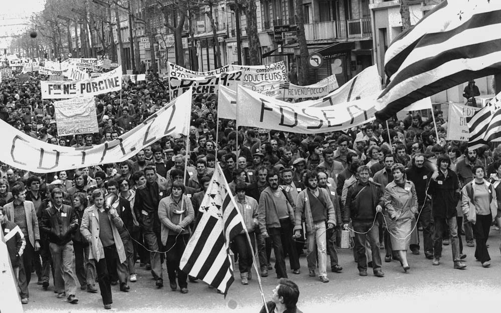 manif-porc-fnsea-1983 - Illustration 1983-1984 : le porc dans la tourmente des MCM