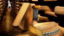 Cette cave d’affinage contient 100 000 meules de comté.