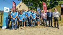 La signature de la convention de partenariat entre les JA et le Crédit Agricole pour la Fête de l’Agriculture a eu lieu le vendredi 22 juin en présence de Kévin Thomazo, président des JA et Hervé le Floc’h, président du Crédit Agricole du Morbihan.