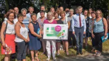 Les agricultrices du groupe égalité-parité ont invité le préfet de Région sur la ferme de Mathilde Rouault, à Guillac (56), lundi dernier.