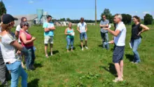 aLa journée sur la gestion des vivaces était organisée par la Chambre d’Agriculture, en partenariat avec le Civam 56, Nov’Agri et le syndicat de la Vallée du Blavet.