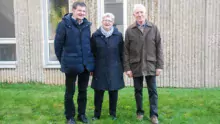 Les candidats FDSEA du collège « anciens exploitants » aux élections Chambre d’agriculture : (à droite) Jean-Quéré, Saint-Nicolas-du- Pélem (titulaire) ; suppléants : Irène Gesny, Sévignac, et Jean-Jacques René, Plélo.