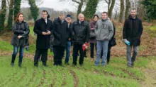 Les élus du Conseil régional en visite sur le territoire de la lieue de Grève.