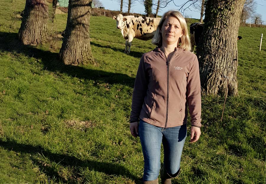 Katell Guays, agricultrice à Saint-Malon-sur-Mel (35) - Illustration Se questionner pour avancer, un pari pour réussir