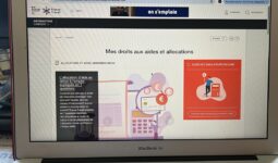 Copie d'écran du site francetravail.fr pour la gestion de l'assurance chomage