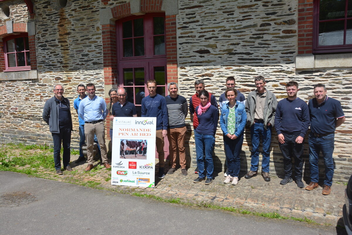 Adhérents du syndicat Normand.jpg - Illustration Le gène sans cornes recherché et trouvé