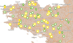 Carte des essais maïs 2023/2024