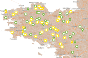 Carte des essais maïs 2023/2024