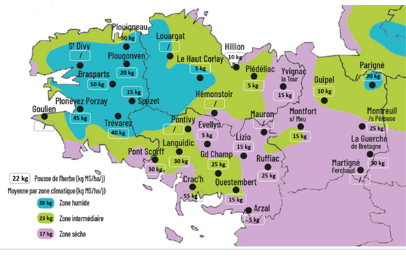 02-09-24.png - Illustration Observatoire des fourrages Bretagne : 22 kg MS/ha/jour