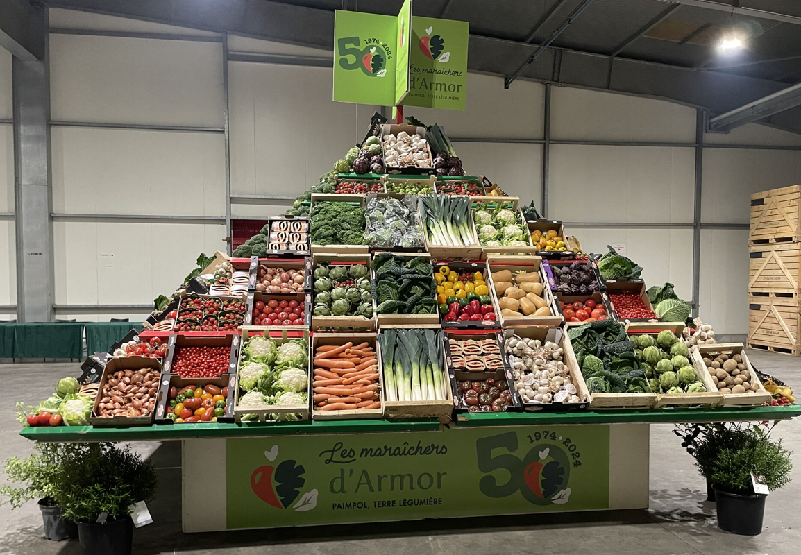 Une pyramide de légumes - Illustration 50 ans, 50 légumes et des tonnes d’idées