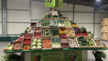 Une pyramide de légumes