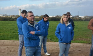 Yann Le Gac et les Jeunes Agriculteurs du Finistère