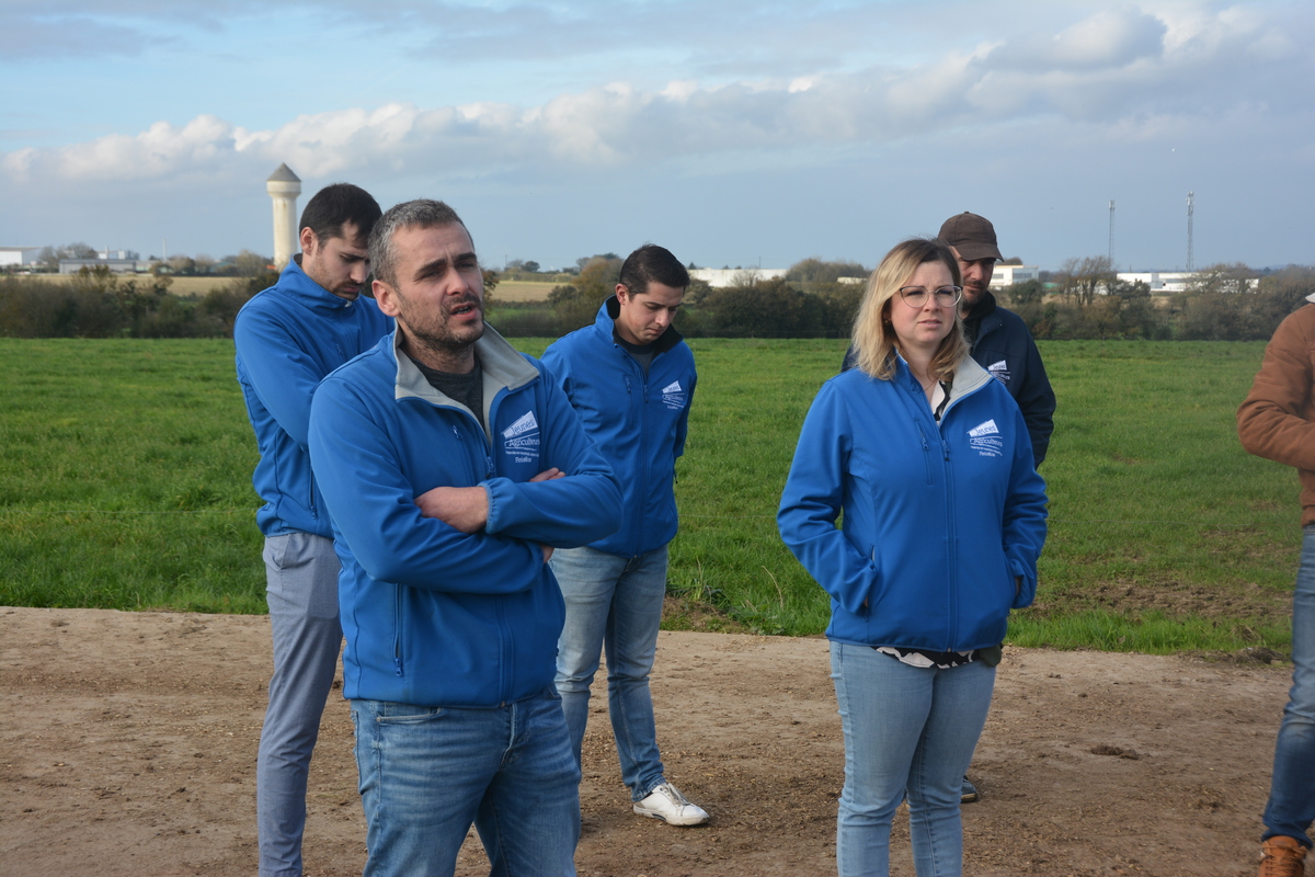 Yann Le Gac et les Jeunes Agriculteurs du Finistère - Illustration « Le Mercosur va peser sur  les négociations commerciales »